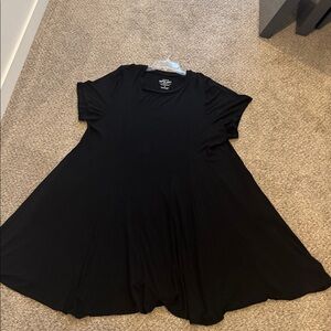Torrid Black Super Soft black swing dress. 3X
